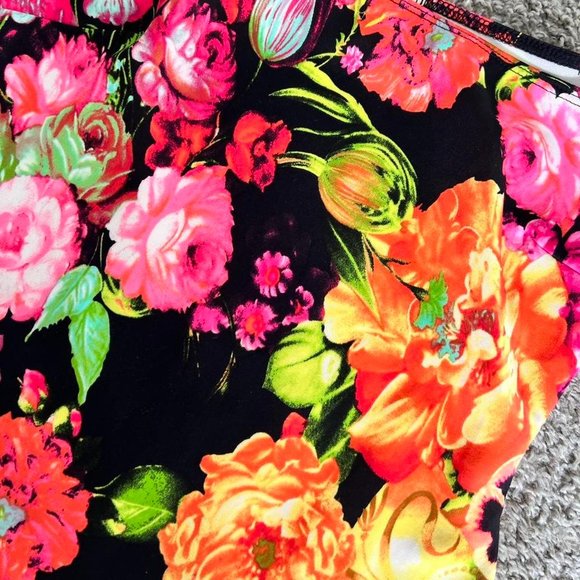 Floral Bodysuit Off Shoulder - Picture 3 of 4